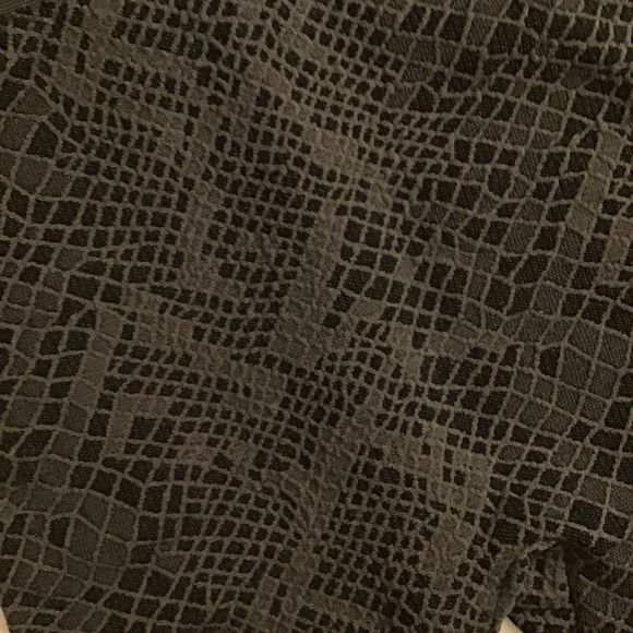 MEMOI Leggings Snake Print Black Size S/M - Picture 3 of 4